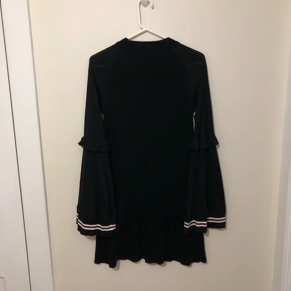 Free People Zoe Bisou Bell Sleeve mini sweater dress. Size XS-Small